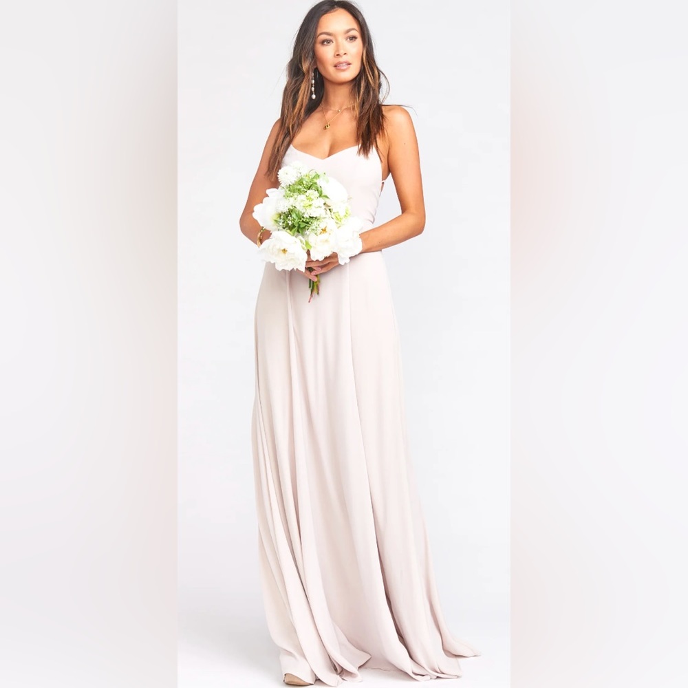 Show Me Your Mumu Godshaw Goddess Gown - Show Me the Ring Crisp - Size S